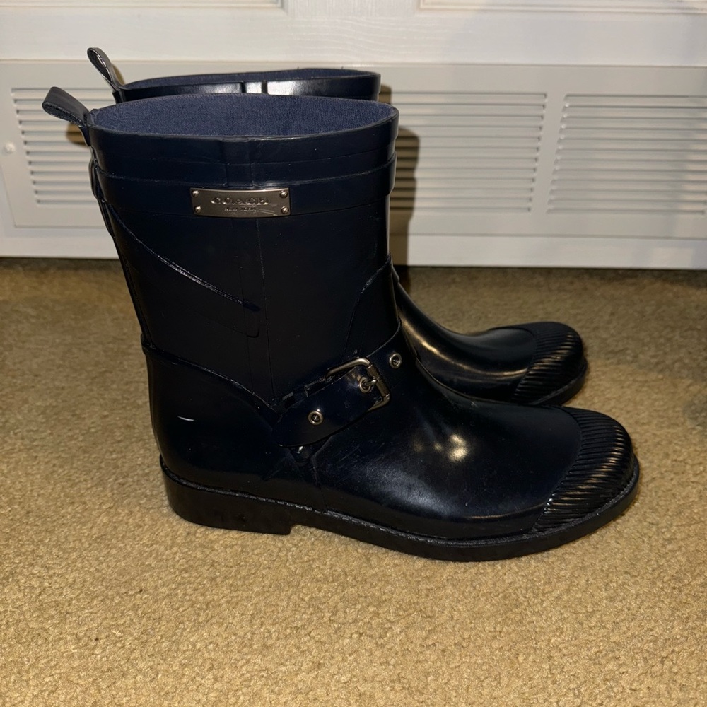 Coach rain boots - Picture 1 of 2